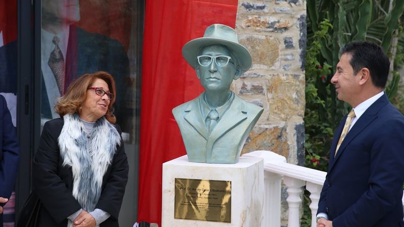 Muğla'da Avram Galanti Bodrumlu büstü törenle açıldı