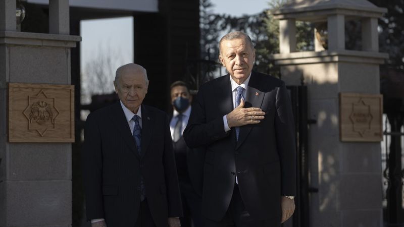 Cumhurbaşkanı Erdoğan- Devlet Bahçeli görüşmesi