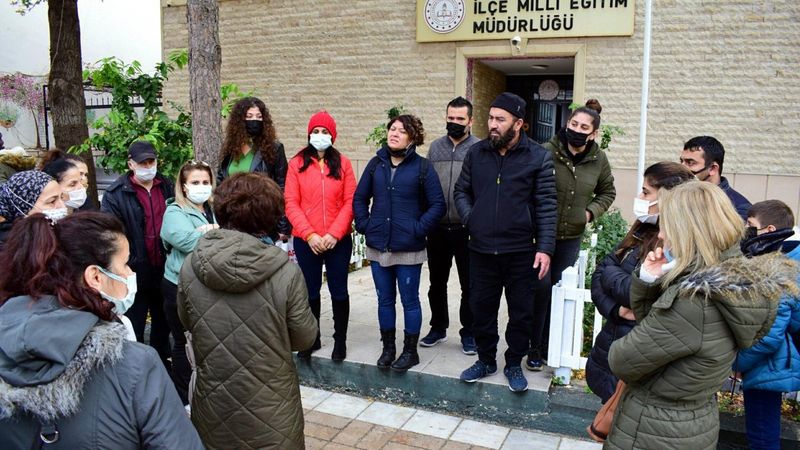 Muğla’da, velilerin depreme dayanıksız okul tepkisi