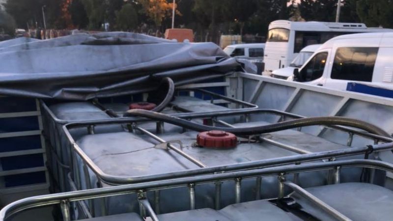 Adana'da 3 bin litre kaçak akaryakıt ele geçirildi