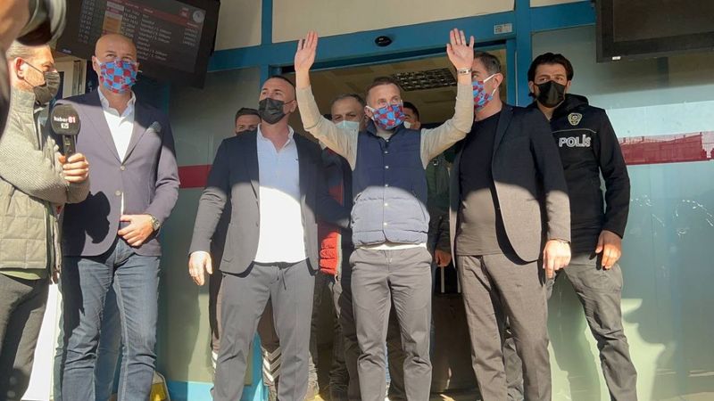 Edin Visca, Trabzon'a geldi