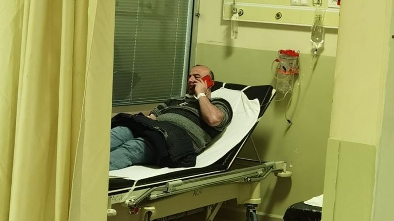 Bursa'da su sandığı sıvı yapıştırıcı hastanelik etti