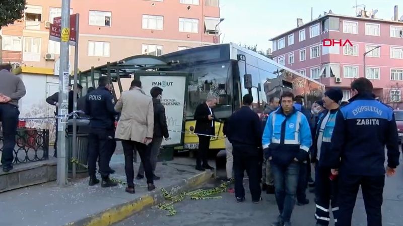 Eyüpsultan'da İETT kazası: Yaralılar var