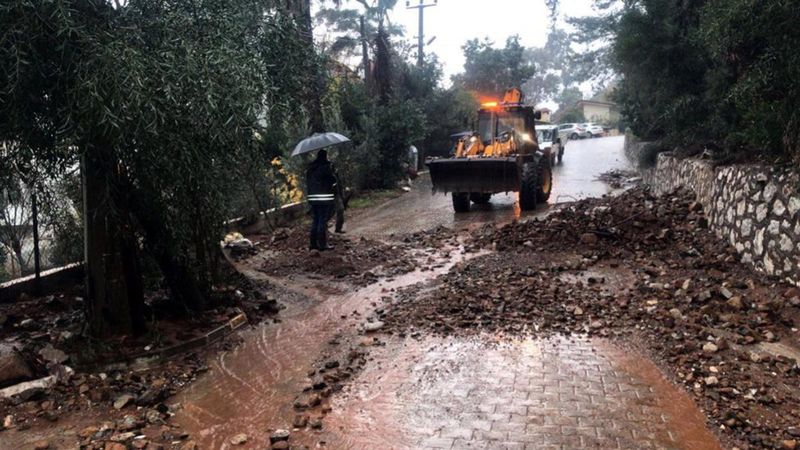 Marmaris'te metrekareye 62 kg yağış düştü