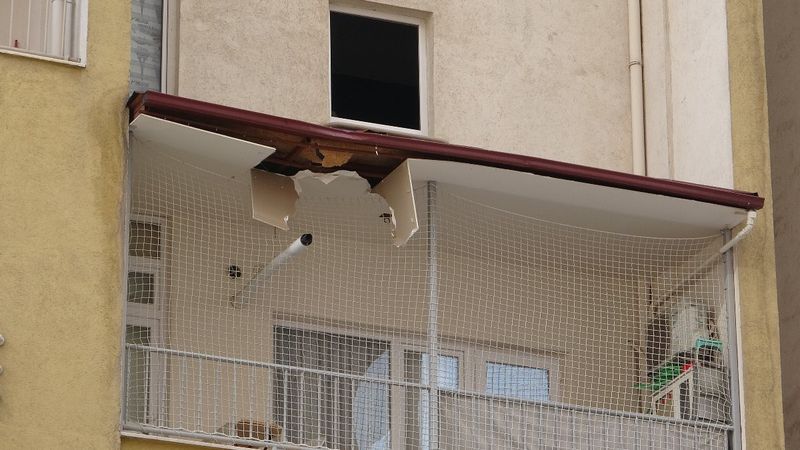 Bursa'da 8. kattan düşen kadın mucize şekilde hayata tutundu