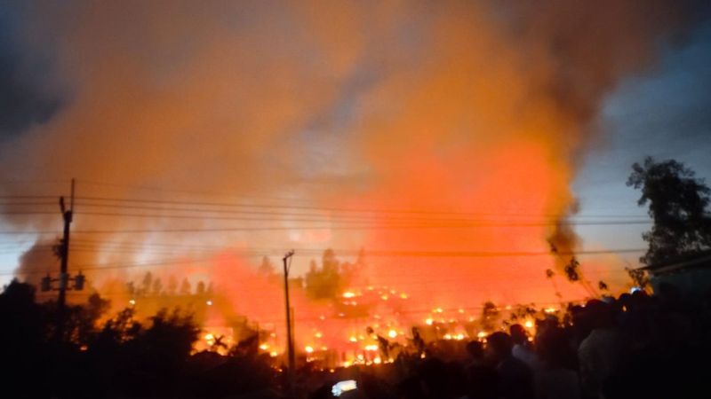 Bangladeş’te Arakanlı Müslümanların yaşadığı kampta yangın