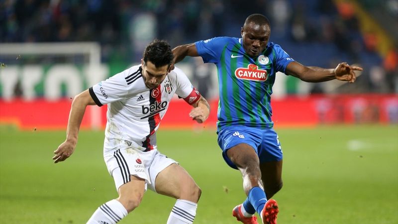 Beşiktaş, Rize'de 2 puan bıraktı