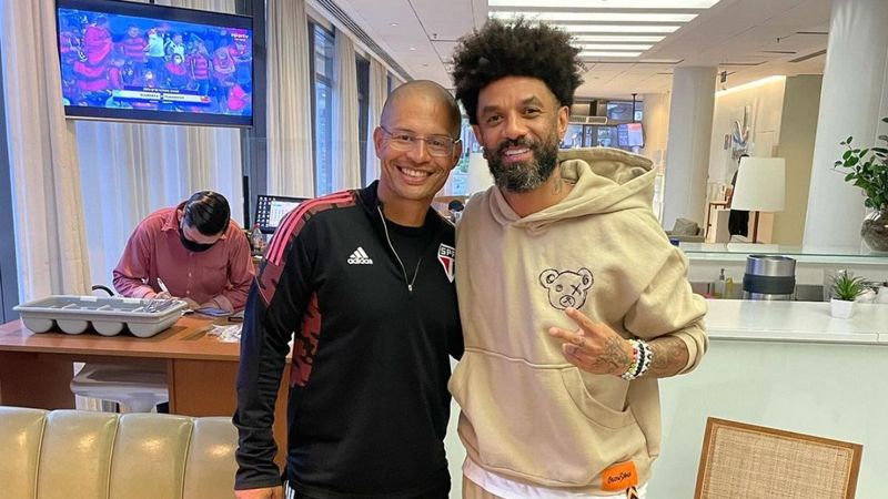 Cristian Baroni, Alex de Souza'yı ziyaret etti