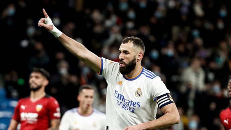 Benzema yeni rekor kırdı, Real Madrid kazandı