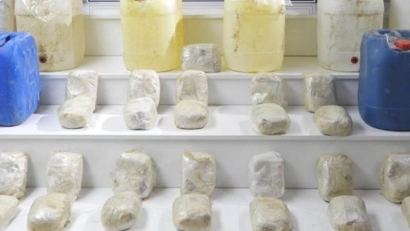 Hakkari'de İHA destekli operasyon: 30 kilo eroin ele geçirildi