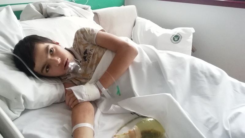 Kocaeli’de, 13 yaşındaki çocuk yorgun mermi ile vuruldu