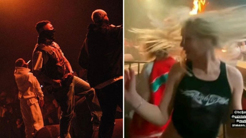 Aleyna Tilki'nin sevgilisi Uzi'nin konserine narkotik baskın yaptı