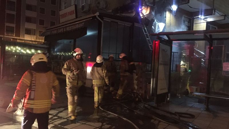 Şişli'de işyerinde çıkan yangın söndürüldü