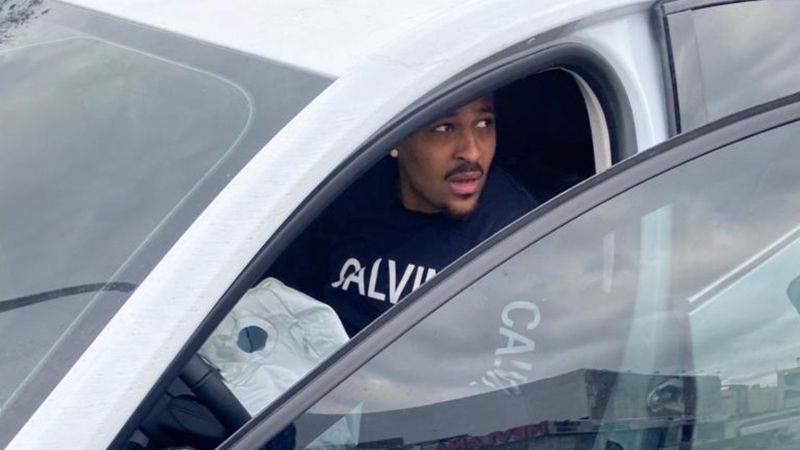 Marcao, trafik kazası geçirdi