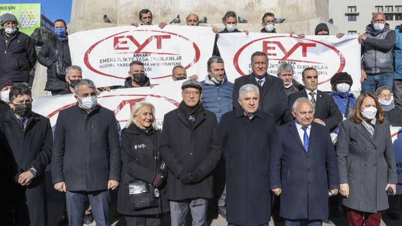 EYT'liler CHP ile birlikte eylem yaptı