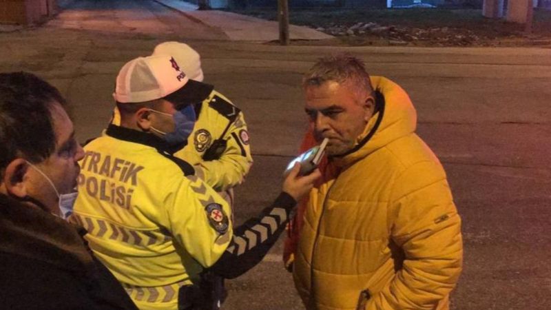 Edirne'de kaza yapan taksicinin alkollü olduğu ortaya çıktı