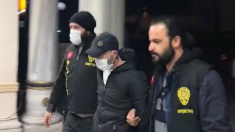 Beşiktaş polisi hırsızı kıyafetinden yakaladı