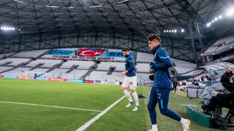 Marsilya'dan Cengiz Ünder'e özel koreografi