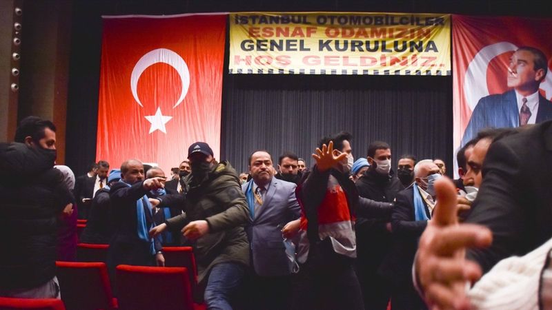 İstanbul Taksiciler Esnaf Odası seçimlerinde gerginlik