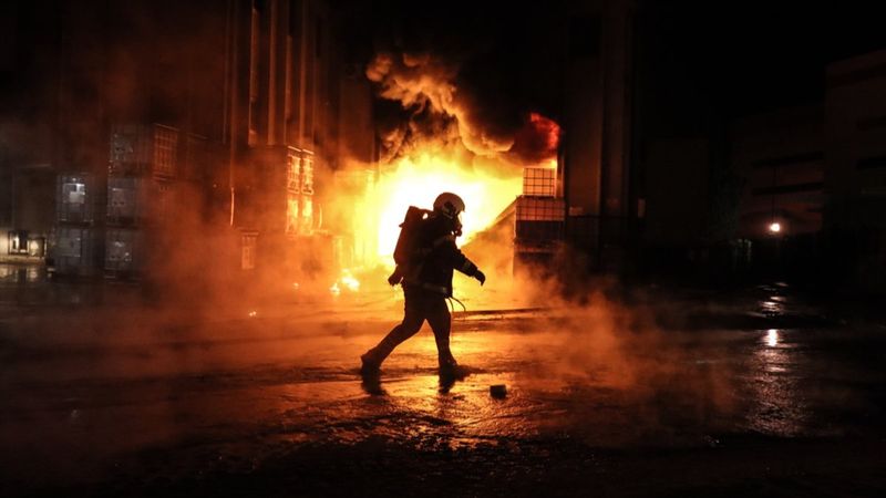 Bursa'da kimya fabrikasında yangın