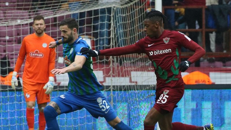 Hatayspor, Rizespor'la golsüz berabere kaldı