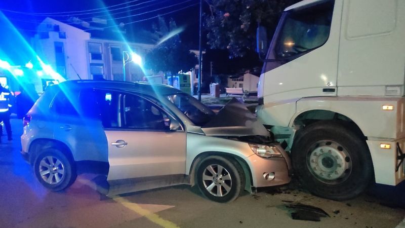 Aydın'da kaza yapan sürücü, kaskosu olmayınca ağladı