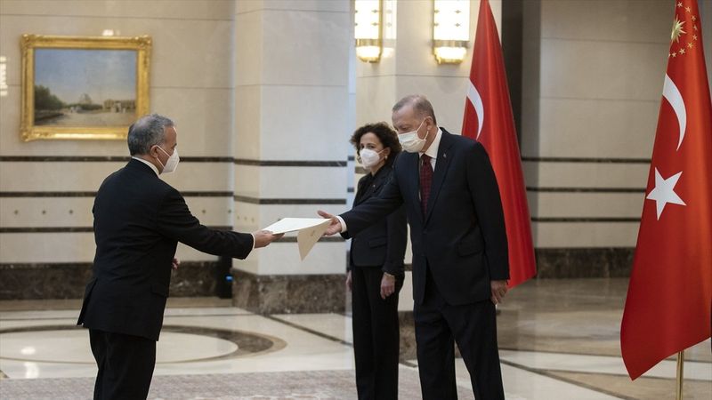 Cumhurbaşkanı Erdoğan, İtalya Büyükelçisi'nin 'güven mektubu'nu kabul etti