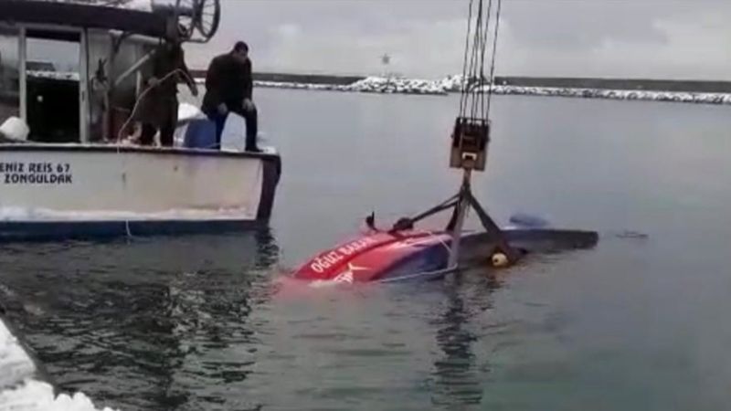 Zonguldak'ta balıkçı tekneleri battı