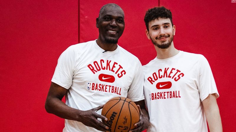 Alperen Şengün, NBA efsanesi Hakeem Olajuwon ile çalışıyor