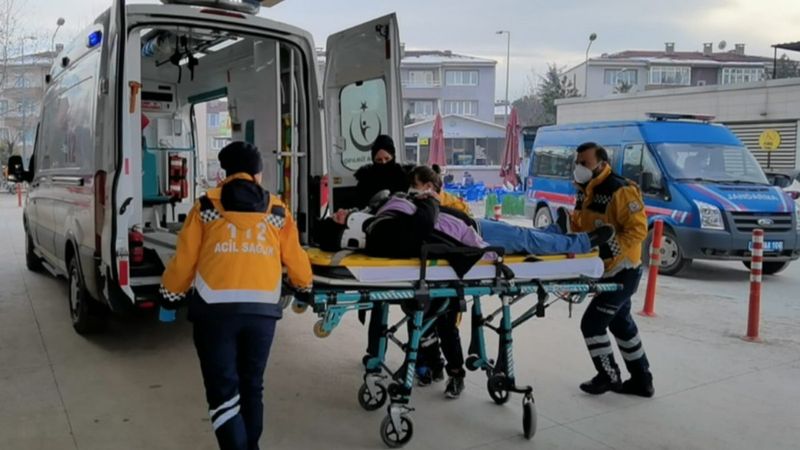 Bursa'da başına ütü masası düşen personel beyin kanaması geçirdi