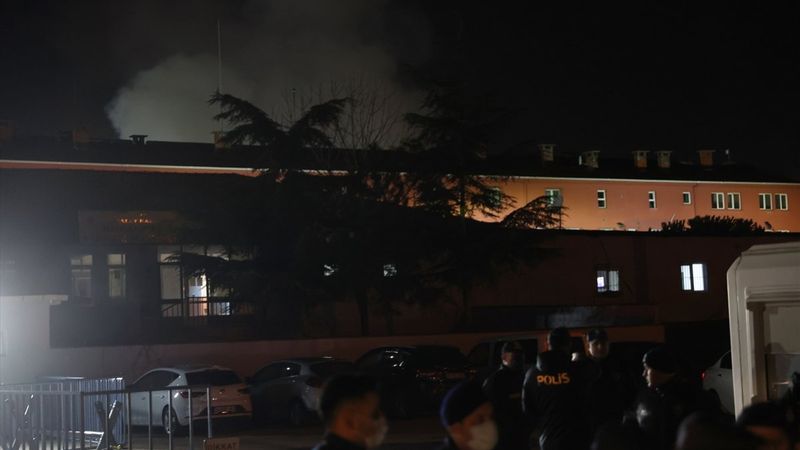 Ümraniye Cezaevi'nde yangın çıktı