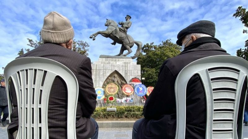 Samsun'da 'Atatürk Anıtı' nöbeti sürüyor