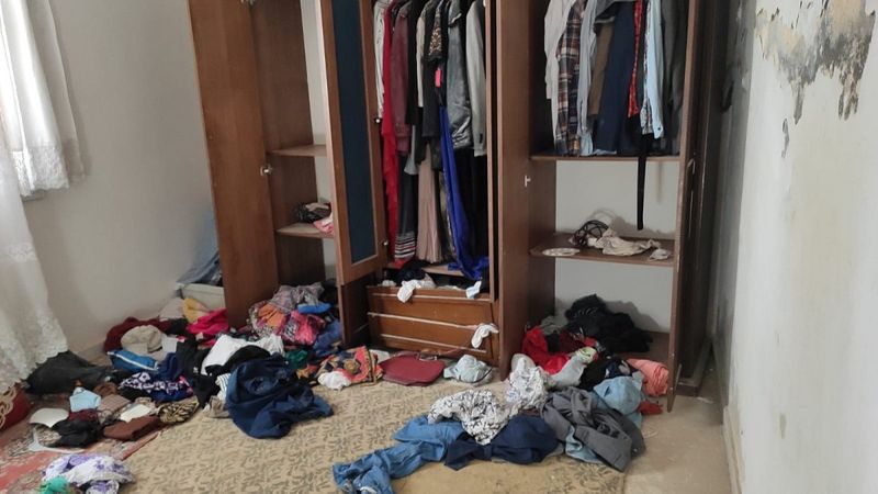 Mardin’de karantinadayken, evindeki tüm eşyaları çaldılar
