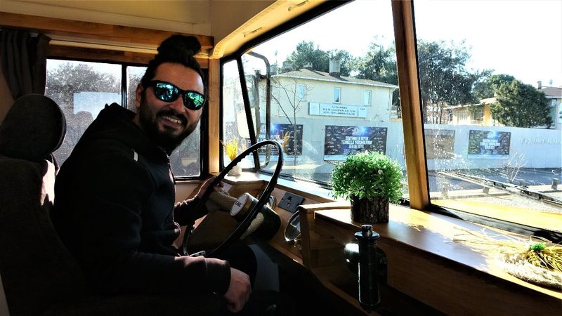 Samsun'da çocukluk hayalini gerçekleştirdi