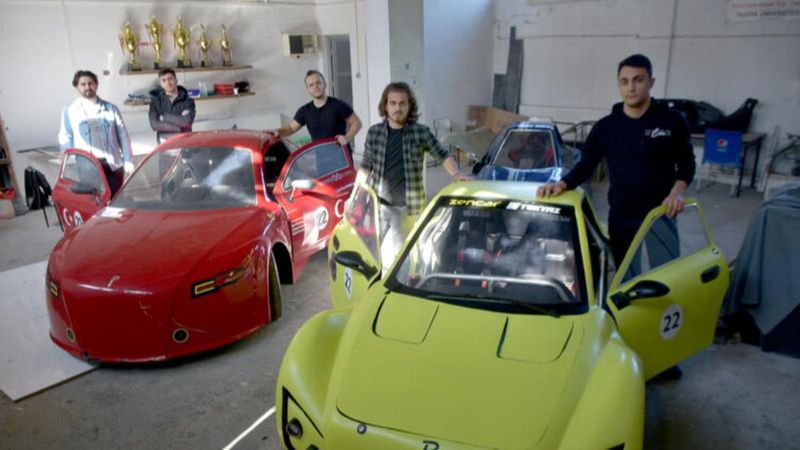 Trakya'da üniversiteli gençler 8 ayda elektrikli araç üretti