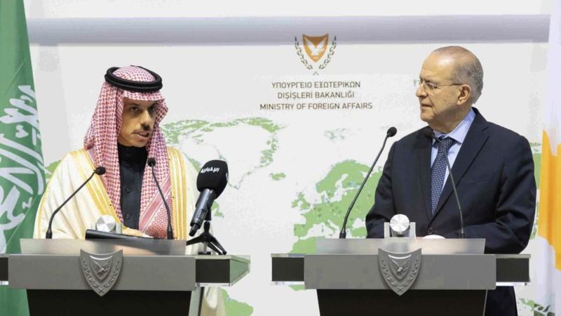 Suudi Arabistan Dışişleri Bakanı Al Suud'dan Kıbrıs Rum kesimine ziyaret