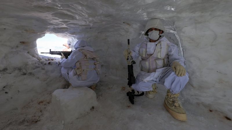 Irak sınırını koruyan Mehmetçik'ten '14 Şubat Sevgililer Günü' mesajı