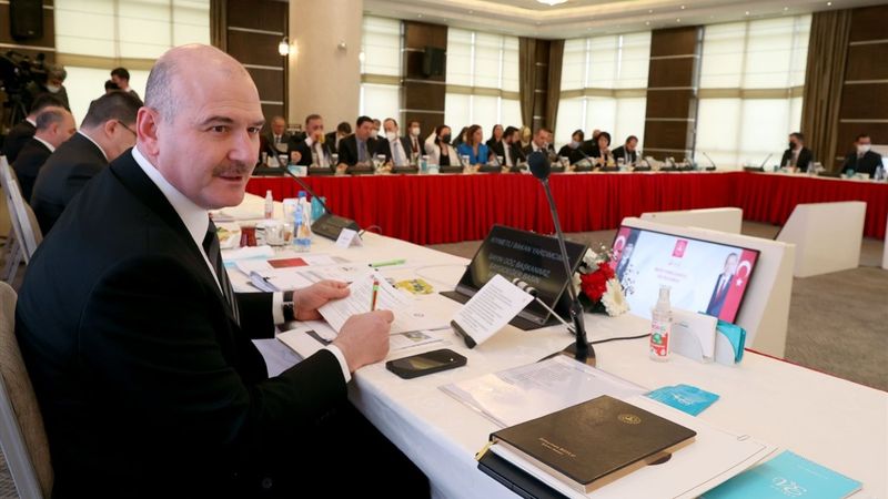 İçişleri Bakanı Süleyman Soylu, medya temsilcileriyle bir araya geldi