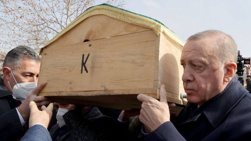 Cumhurbaşkanı Erdoğan, Ahmet Erdoğan'ın cenaze namazına katıldı