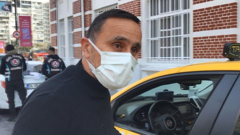 Şişli'de taksici, kemerden ceza yedikten sonra kemer takmadan gitti