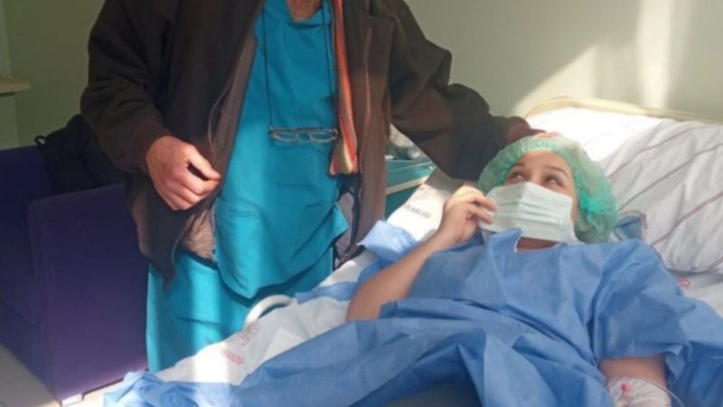 Adana’da baş ağrısıyla gittiği hastanede, burnundan taş çıkarıldı