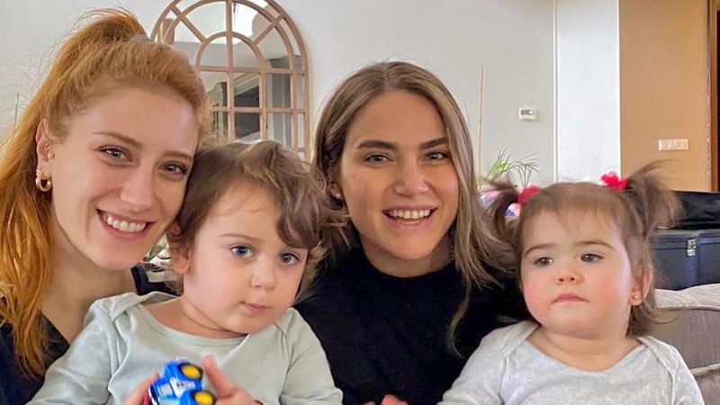 Hazal Kaya ile Ceyda Ateş yıllar sonra buluştu