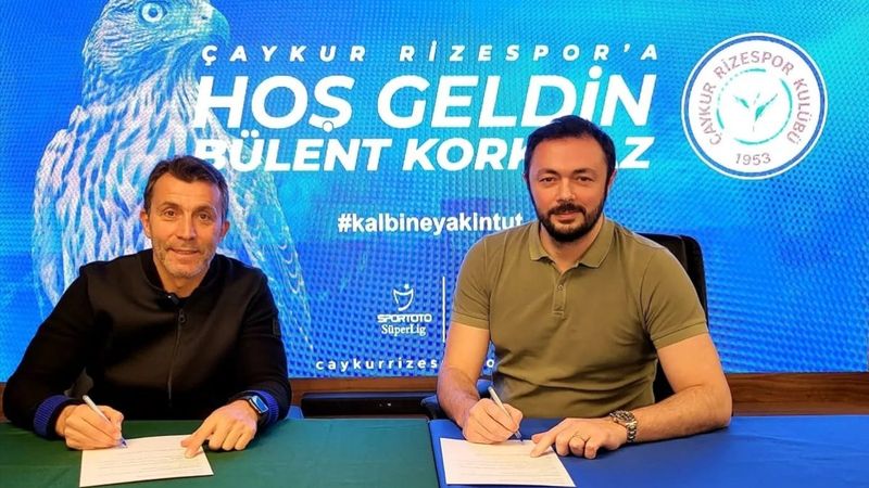 Çaykur Rizespor, Bülent Korkmaz ile anlaştı