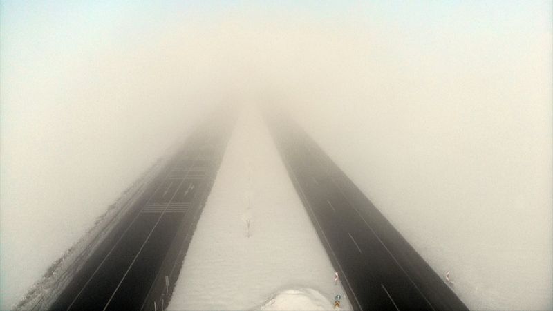 Ağrı Ovası sis altında kaldı