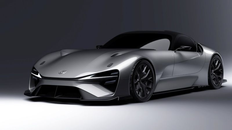 Lexus yeni elektrikli spor otomobilini paylaştı