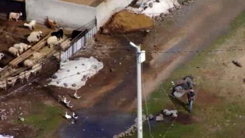 Diyarbakır’da, drone ile kaçak elektrik denetimi