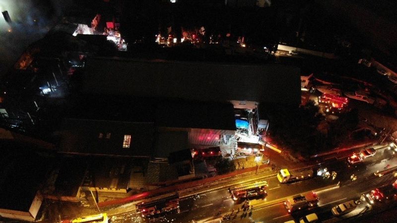 Tuzla'da çıkan fabrika yangınları korkuttu
