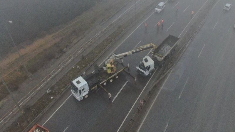 İstanbul'da sisli hava kaza getirdi