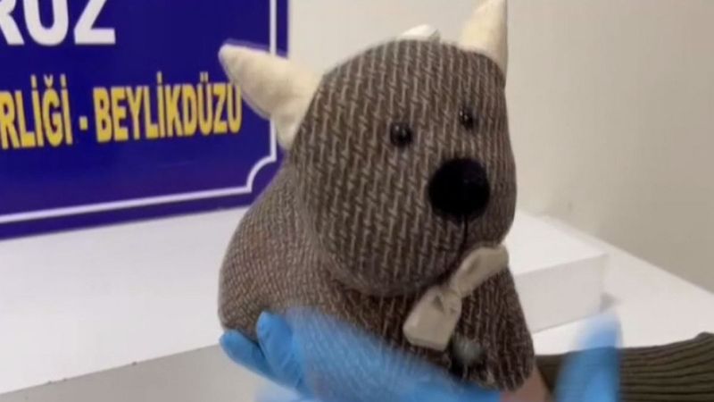 Beylikdüzü'nde uyuşturucu, peluş oyuncağın içinde bulundu