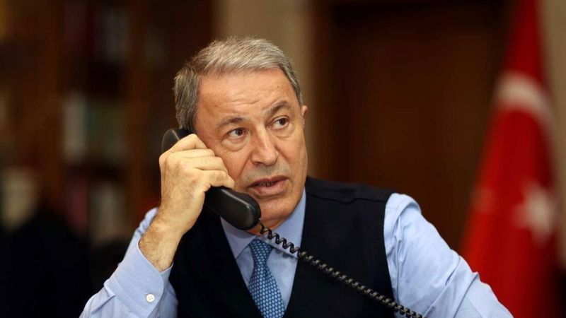 Hulusi Akar, Ukraynalı mevkidaşıyla görüştü